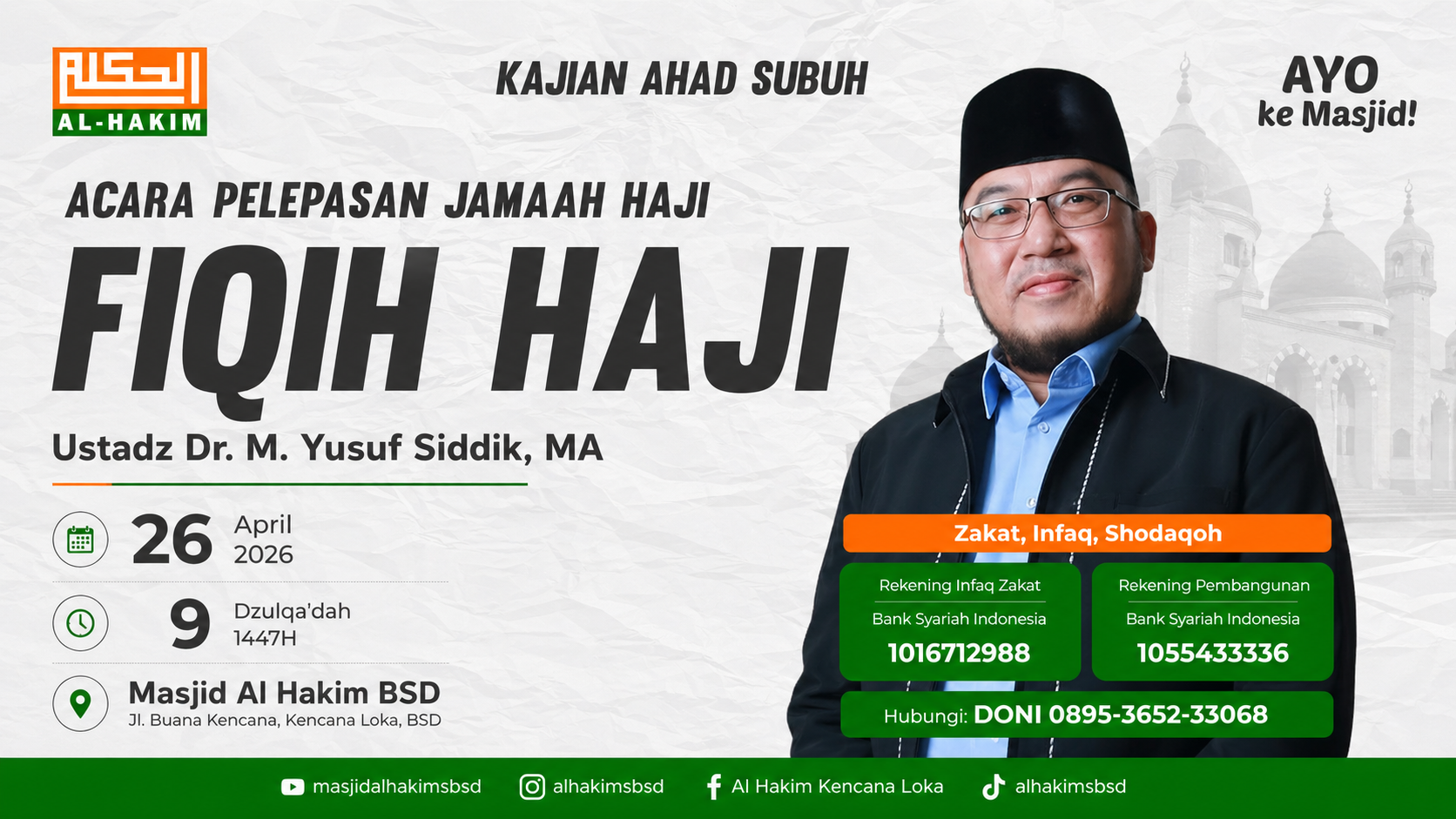 Kajian Ahad Subuh — Fiqih Haji